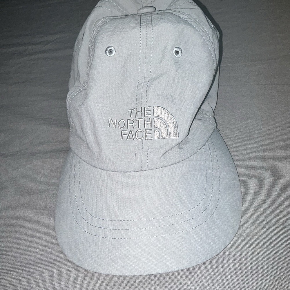 Vintage Mens The North Face Hat Adjustable One Size Gray